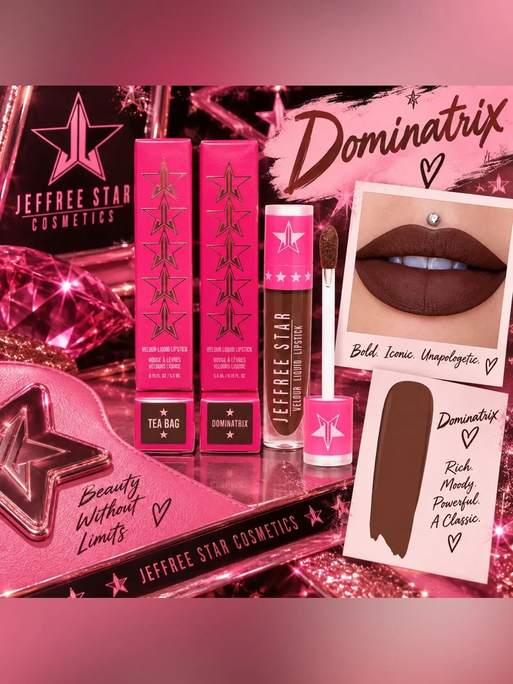 💄 Jeffree Star Cosmetics Velour Liquid Lipstick Duo – Tea Bag & Dominatrix BNIB